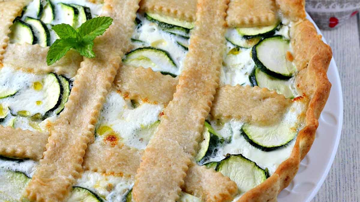 Tarte Sal E Aux Courgettes Sans Cr Me Top Recettes