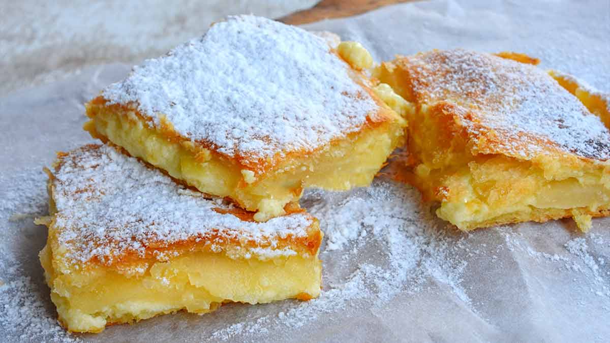 Succulent Gâteau De Grand Mère Aux Pommes Et à La Crème Anglaise Top Recettes 