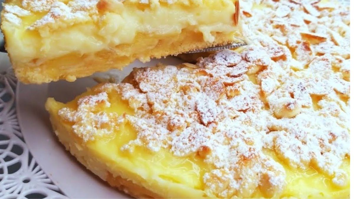 La Tarte Aux Pommes Crème Pâtissière Facile De Grand Mère Top Recettes